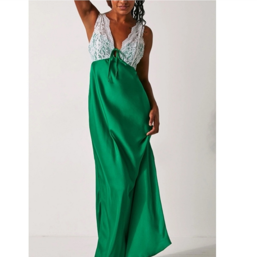 #129- Free People Countryside Maxi Slip Dress NWOT